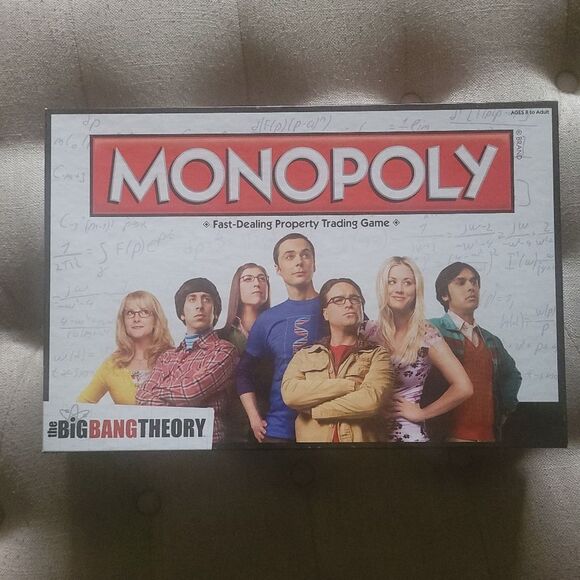 MONOPOLY THE BIG BANG THEORY FAST-DEALING PROPERTY TRADING GAME 7 UNIQUE TOKENS - Picture 2 of 10